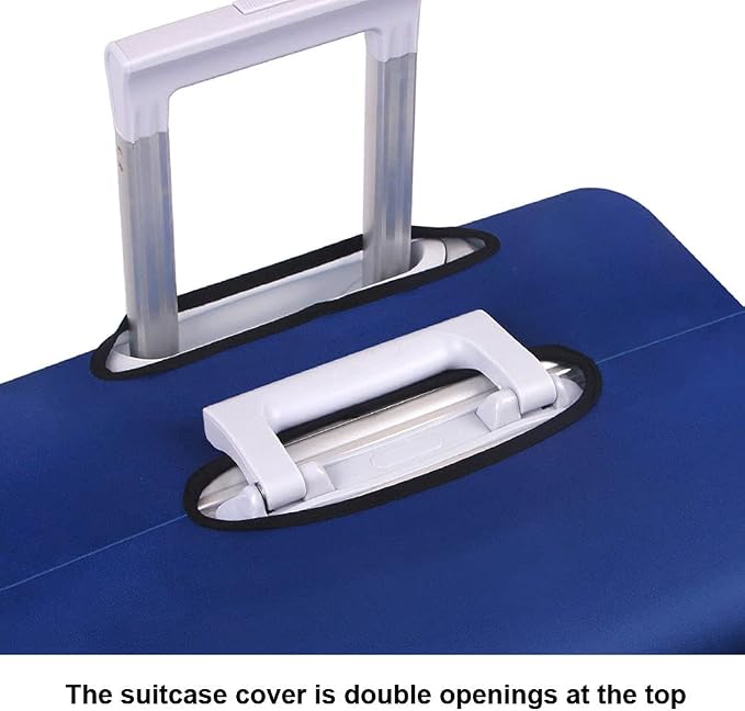 MosaiRudo Thicker Luggage Cover Elastic Suitcase Cover Protector Fits 18-32 - Image 4