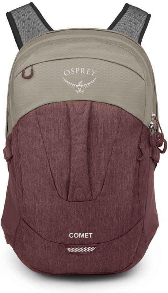 Osprey Comet Laptop Backpack, Sawdust Tan/Raisin Red by Osprey