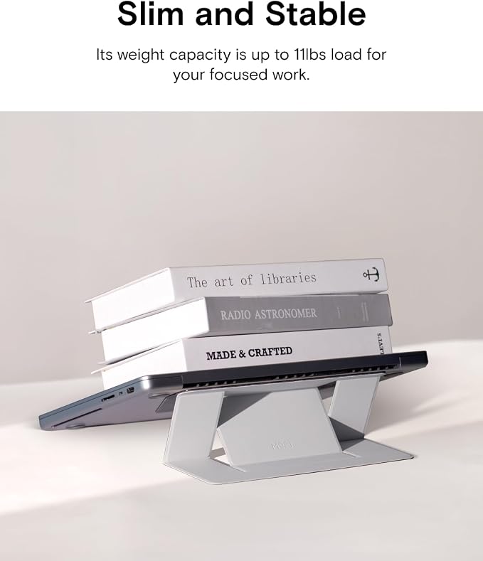 MOFT Laptop Stand for Desk, Adhesive MacBook Computer Stand - Image 6