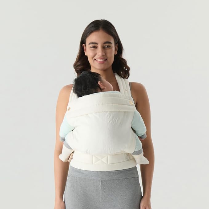 NEST BLANCHE Baby Carrier – Soft Cotton Linen Blend - Image 2
