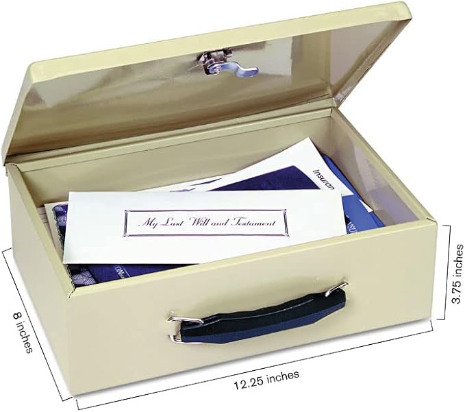 MMF Industries STEELMASTER Fire-Retardant Steel Security Chest - Image 2