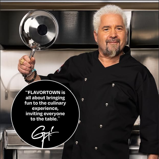 Guy Fieri's Flavortown 8-Quart Stainless Steel Stock Pot - Image 2