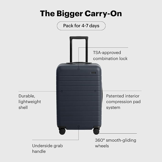 Away Bigger Carry-On Luggage, Lightweight Hardside Large Suitcase - Image 3