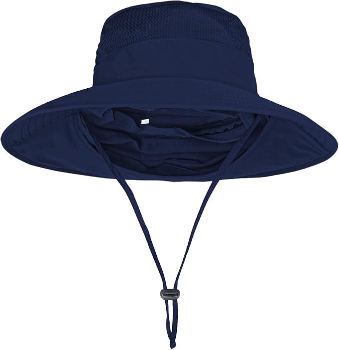 Sun Hats for Men Women Fishing Hat UPF 50+ Breathable Wide Brim Bucket Hats - Image 2