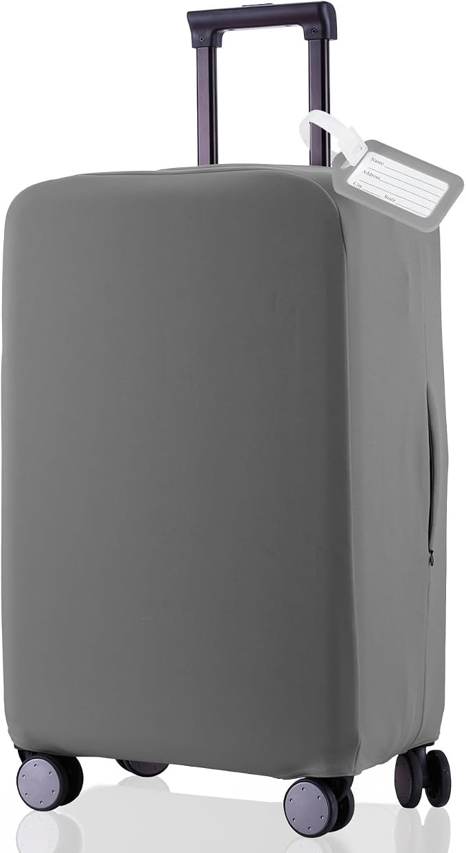 Travel Luggage Cover Suitcase Protector Scratch-Resistant Fit 19-31 Inch by RainVillage