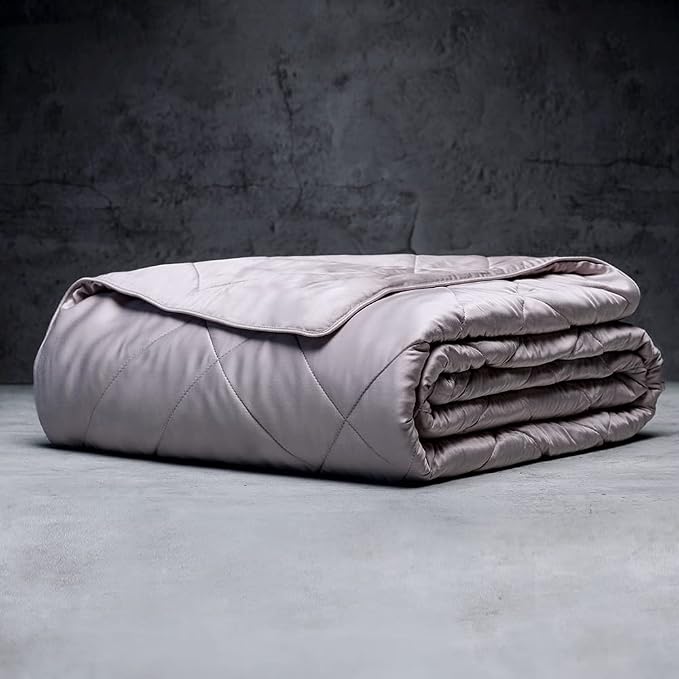 LUXOME Lightweight Blanket | 100% Rayon from Bamboo Fabric & Fill | Full/Queen by LUXOME