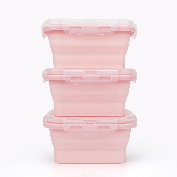 CCyanzi 3piece Collapsible Food Storage Containers - Image 2