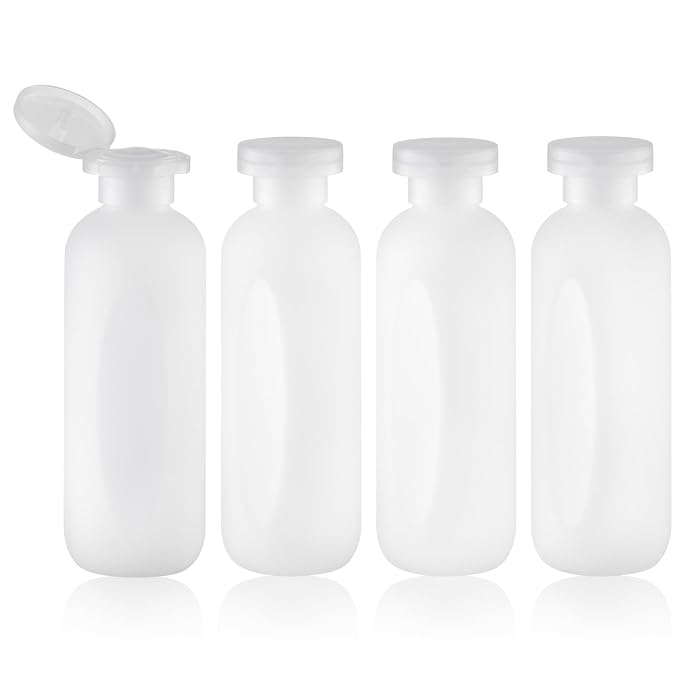 6.7oz Travel Shampoo Bottle, Empty Plastic Squeeze Bottles by HOME