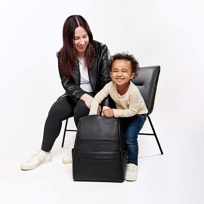 Itzy Ritzy Eras Diaper Bag Backpack – Large Capacity Sleek Daddy Diaper Bag - Image 14