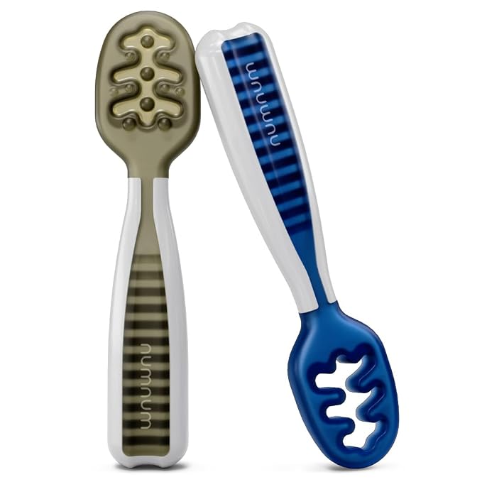NumNum Baby Spoons Set, Baby Essentials Pre-Spoon GOOtensils by NumNum