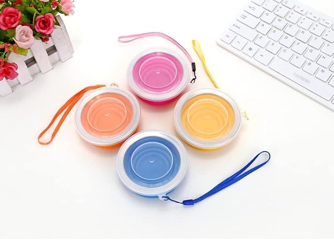 Collapsible Cup- Silicone Foldable Cups Expandable Folding DrinkingCup - Image 9