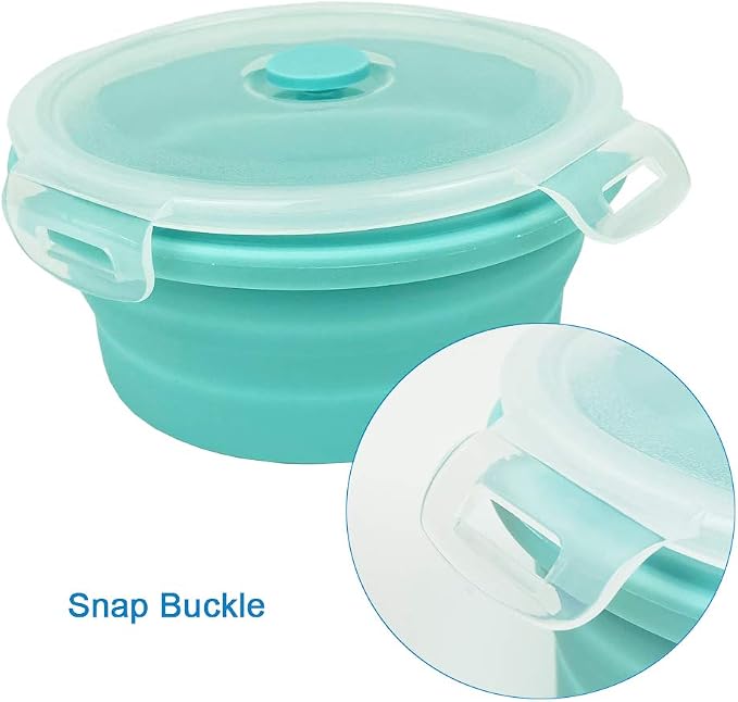 CARTINTS Small Collapsible Bowl Silicone Food Storage Containers Collapsible - Image 5