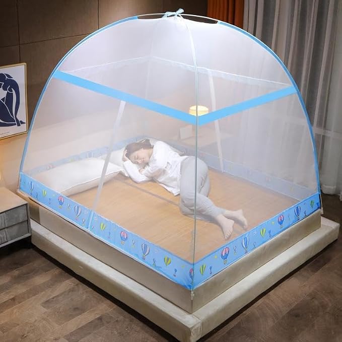 Pop-Up Mosquito Net Tent for Beds, Portable Folding Design - Image 2