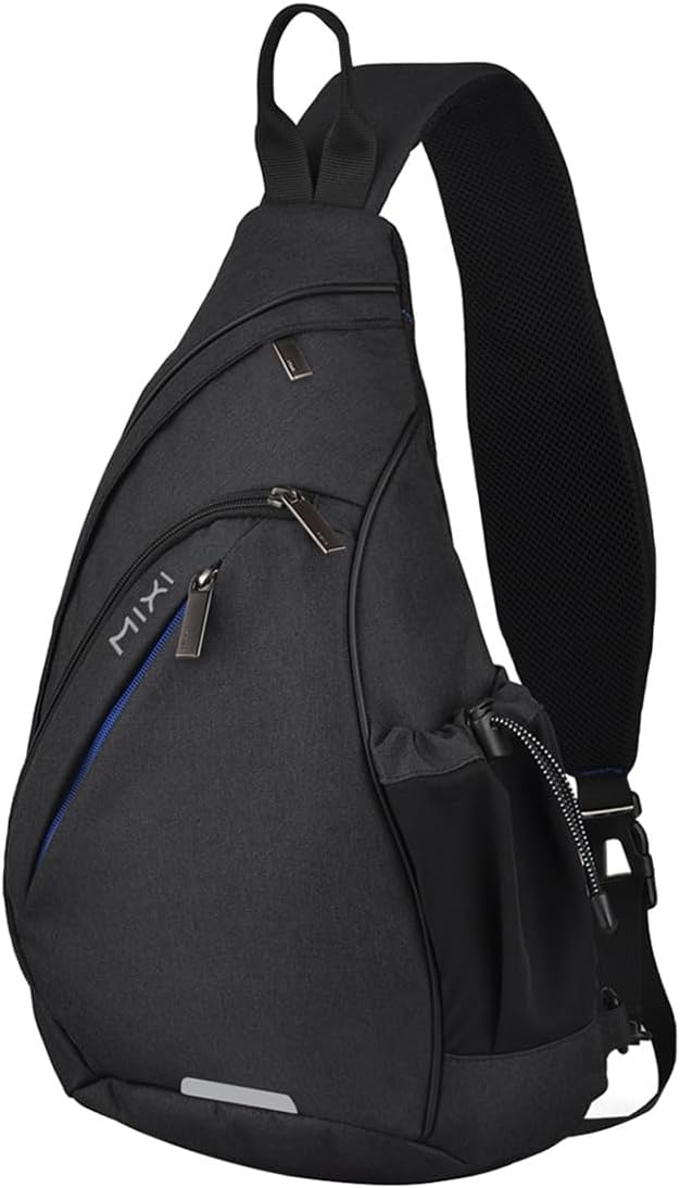 mixi Sling Bag Men Backpack Unisex One Shoulder Bag Hiking Travel Backpack by MIXI