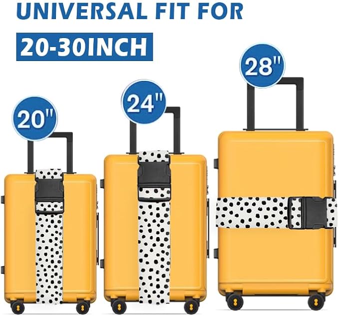 Luggage Straps for Suitcases Travel Belt Accessories, Cute Suitcase Strap - Image 2