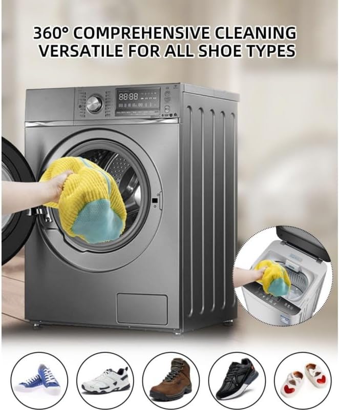 Shoes Laundry Bag Keep Shoes Clean, 360° Wrap Shoe Washing Bag - Image 4
