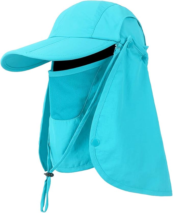 Foldable Sun Cap, Fishing Hats, UPF 50+ Protection Caps by Cristgee