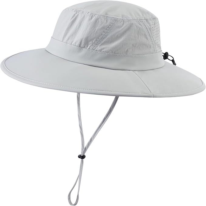 Home Prefer UPF 50+ Sun Hats for Men Women Foldable Wide Brim Fishing Hat Quick by HomePreferHatsCaps
