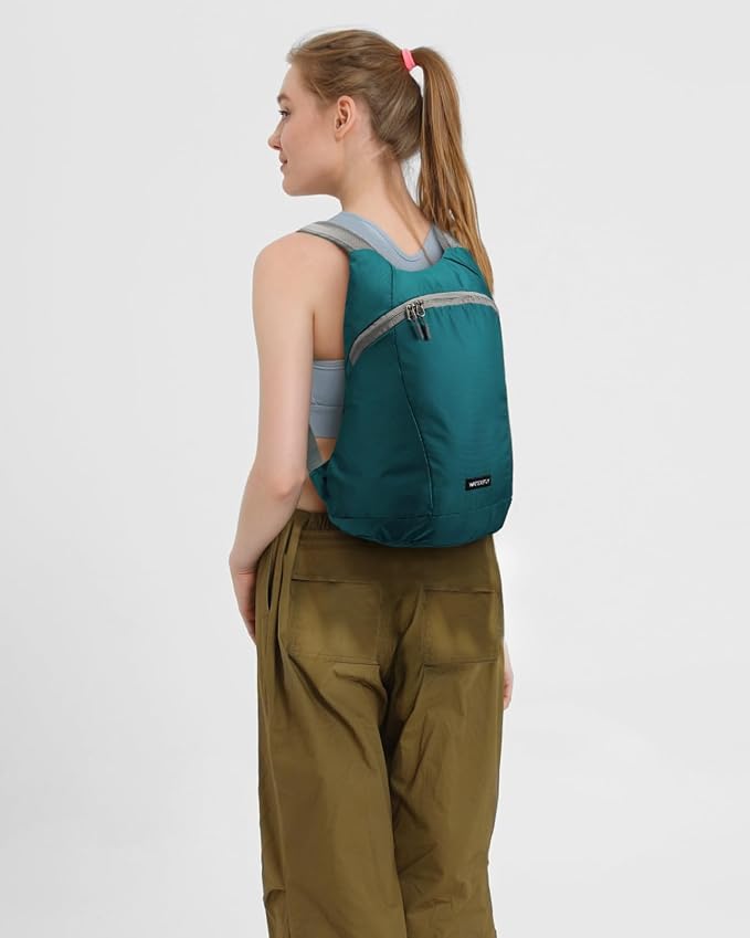 WATERFLY Foldable Lightweight Hiking Backpack: 15L Packable Traveling Daypack - Image 6