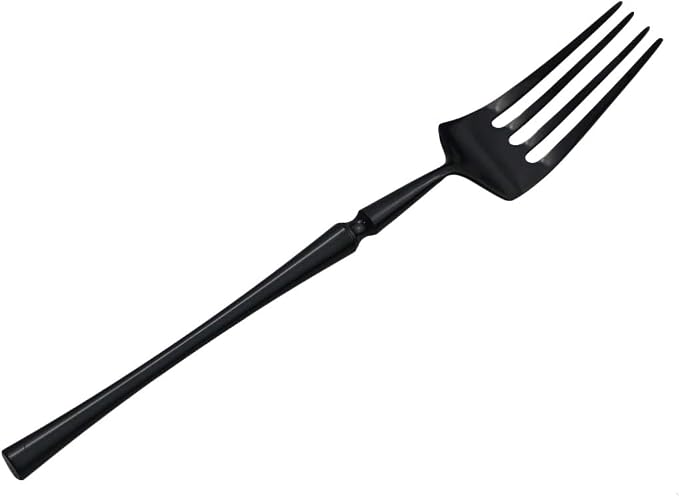 Gugrida 20 piece Black Flatware Set 304 Stainless Steel Fork Spoon Cutlery - Image 7