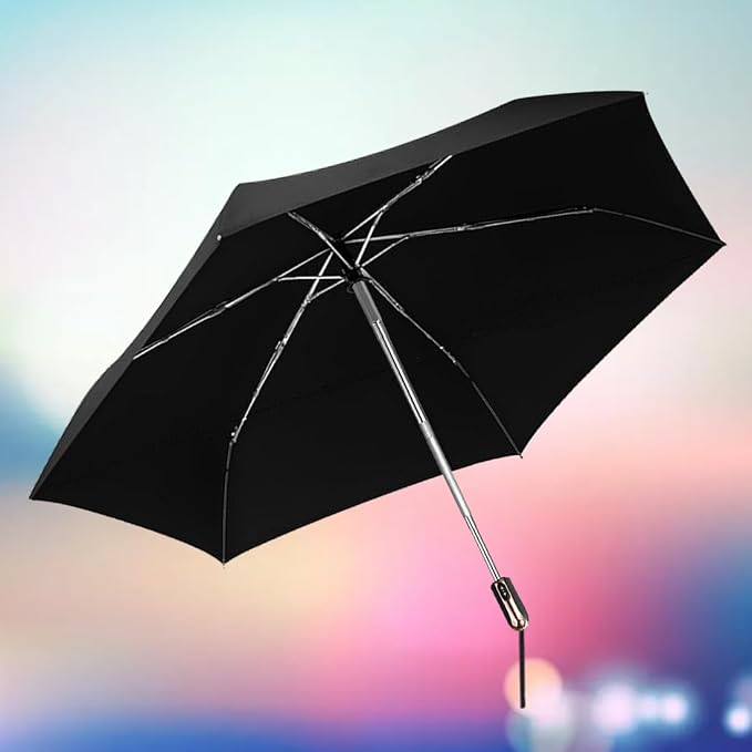 Goothdurs Mini Travel Compact Automatic Umbrella Small Lightweight Folding Rain - Image 3