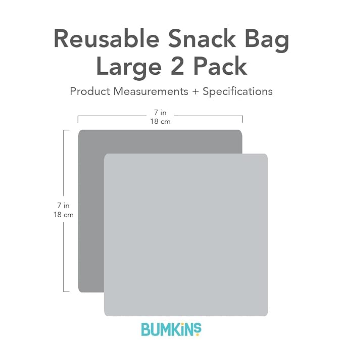Bumkins Reusable Sandwich and Snack Bags, - Image 9