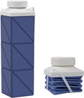 24oz Collapsible Water Bottles, Foodgrade BPA Free Reusable Foldable Water by POPDIGITO