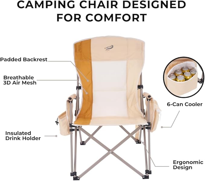 Heavy Duty Portable Folding Camping Chair - Image 3
