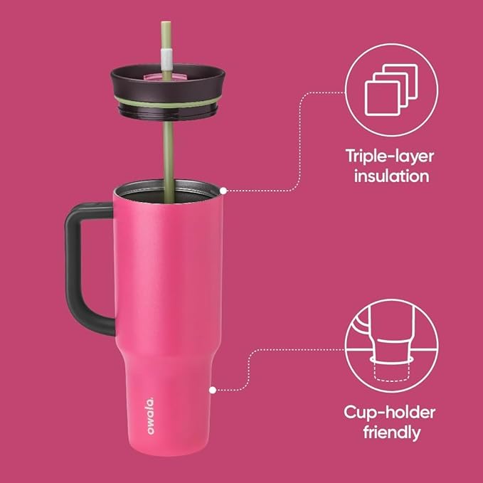 Owala Stainless Steel Triple Layer Insulated Travel Tumbler - Image 2