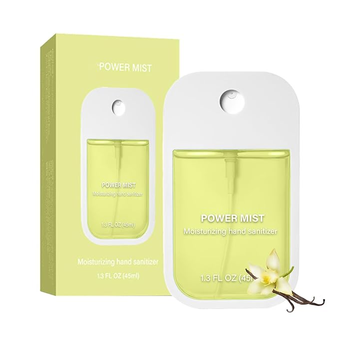 Power Mist Hydrating Hand Sanitizer Spray, Portable Travel-Size Hand Sanitizer by Unknown