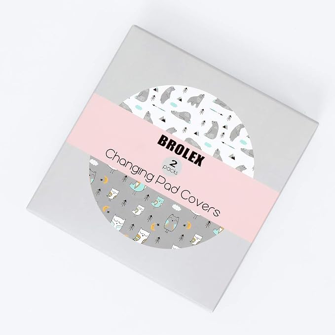 Stretchy Changing Pad Covers BROLEX Changing Table Cover - Image 2