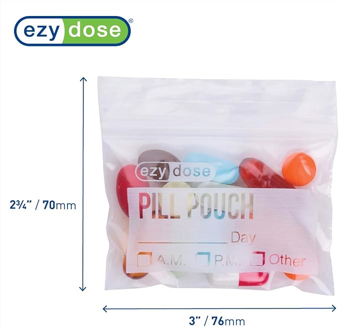 Ezy Dose Disposable Pill Pouches, Pill and Vitamin Storage - Image 2