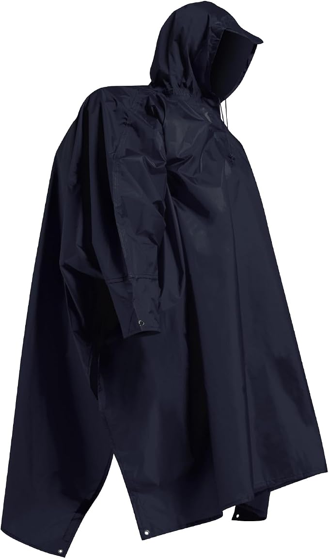 longsinger Hooded Rain Poncho for Adult by LONGSINGER