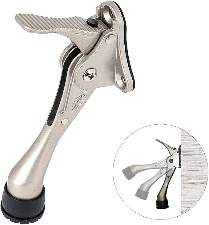 Door Stopper, One-Touch semi-Automatic Metal Door Stopper, - Image 2