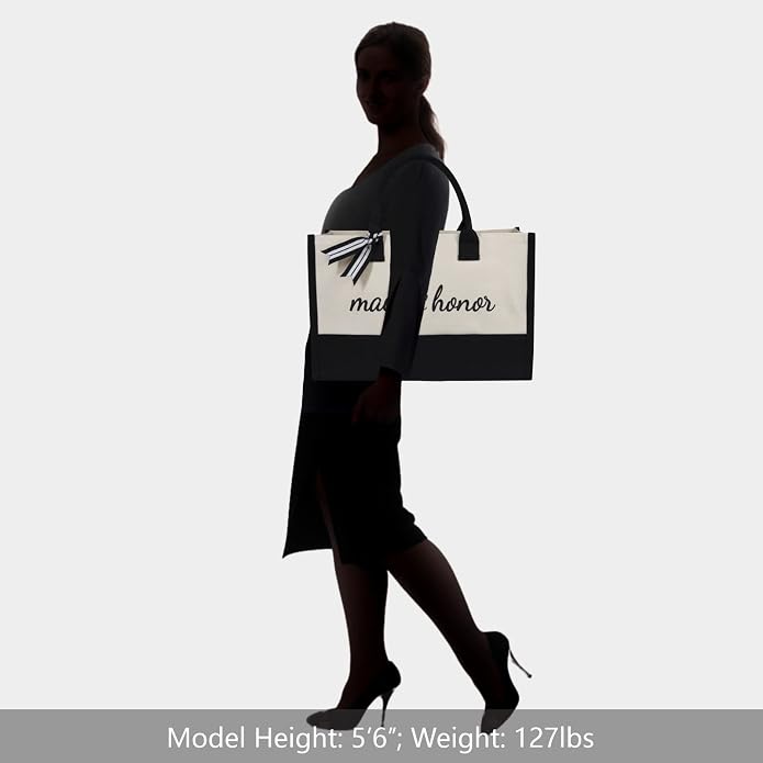 TOPDesign Canvas Tote Bag, Bridal Shower Gifts - Image 5