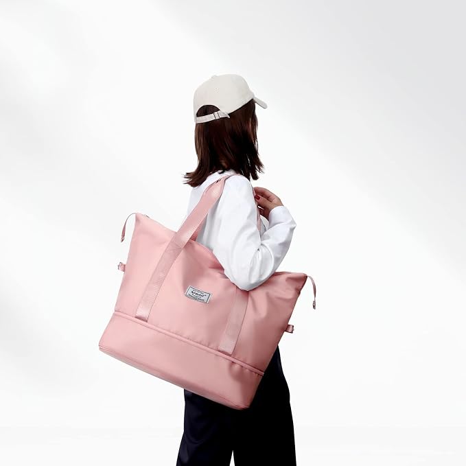 NPBAG Women Travel Duffel, Gym Workout Overnight Bag, Mommy Hospital Bag - Image 6