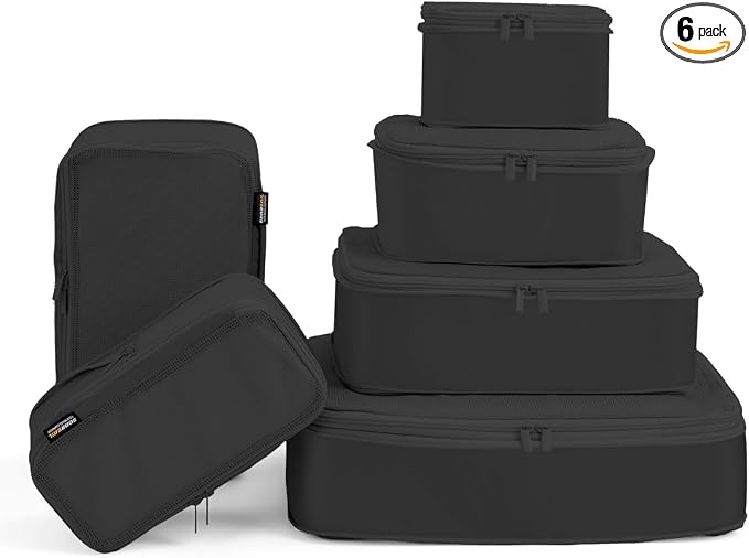 6 Set Compression Packing Cubes by SOARSAIL