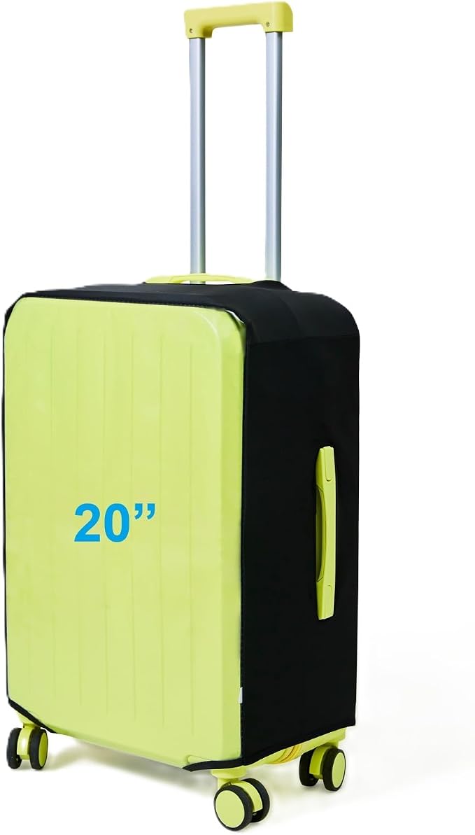 Clear Luggage Cover Protectors For Suitcases, Elastic Transparent waterproof by FABULWAY