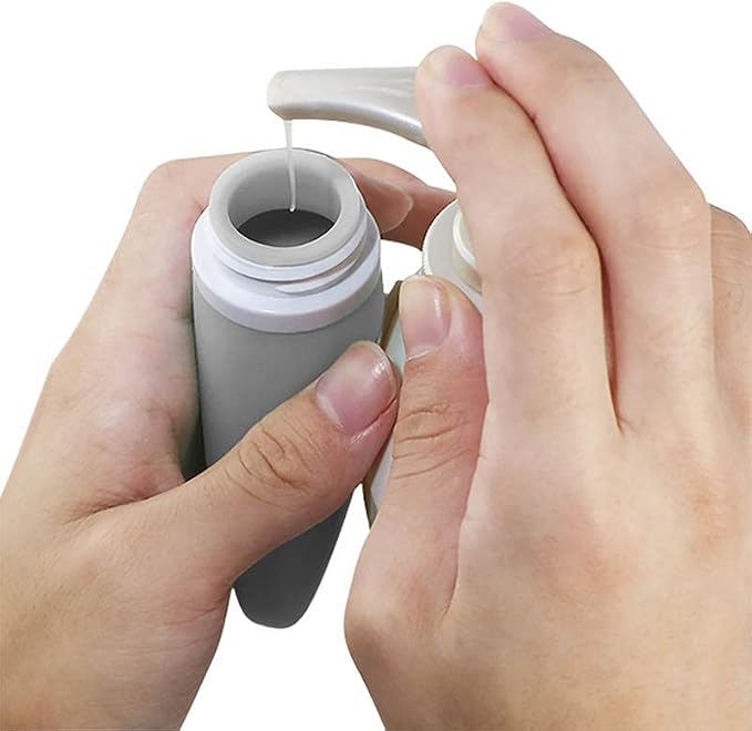 Travel Bottles for Toiletries, TSA Approved 3oz Leak Proof Silicone Soft - Image 6