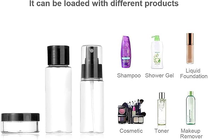 Vitog Travel Bottles Kit, TSA Approved Leak Proof Portable Toiletry Containers - Image 2