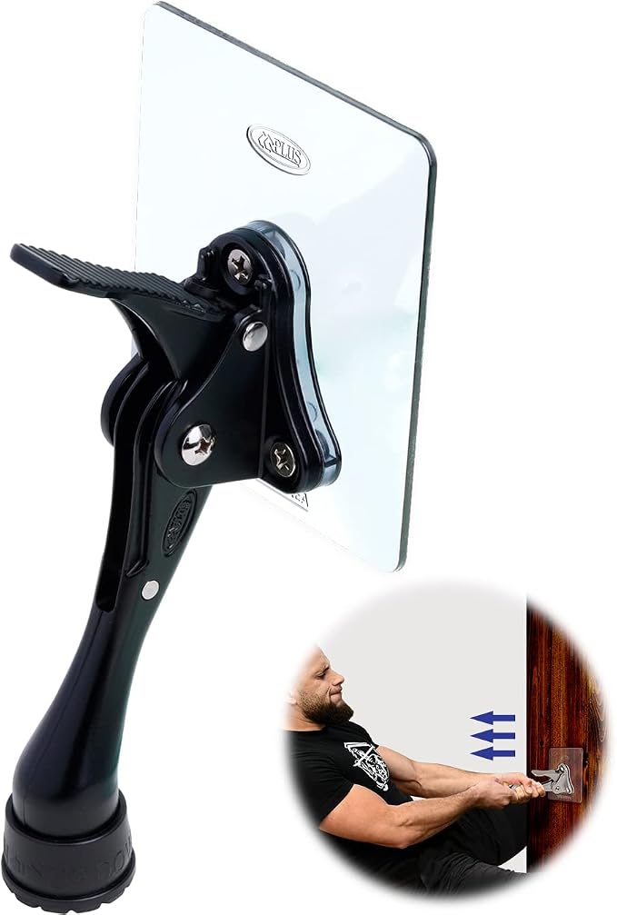 Door Stopper with Adhesive Bracket Stickers, No Drilling or Tools Needed by HASHI