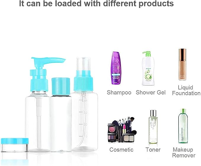 Vitog Travel Bottles Kit, TSA Approved Leak Proof Portable Toiletry Containers - Image 3