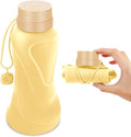 Collapsible Water Bottles, Leak Proof, Reuseable BPA Free Silicone Foldable by HighQualityBetterLife