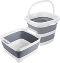 Collapsible Basin Bucket, 9L Collapsible Dishpan by MontNorth