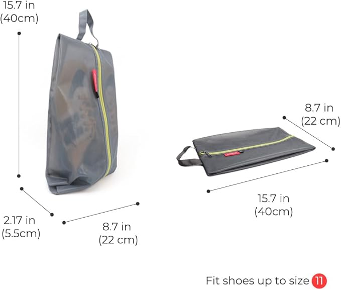 pack all Shoe Bag for Travel, Water-Resistant Shoe Pouch for Gym, - Image 4