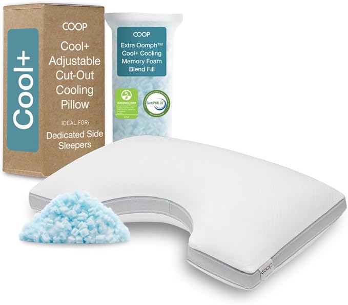 Coop Home Goods Cool+ Cut-Out Adjustable Pillow Queen by CoopSleepGoods