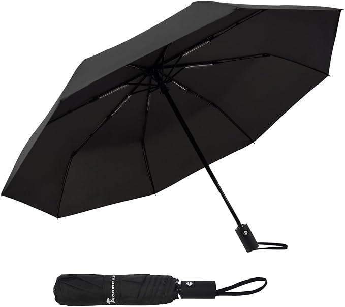 SY COMPACT Umbrella Automatic Travel Waterproof Light Folding Umbrellas Easy by SYCOMPACT