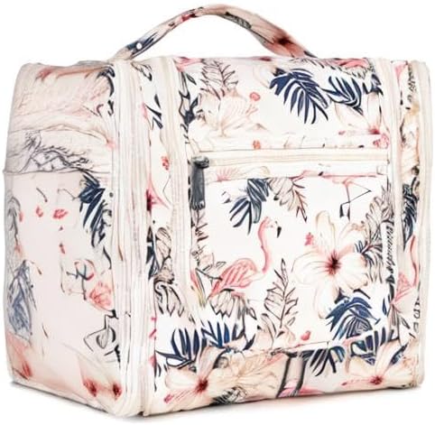 Narwey Hanging Toiletry Bag for Women Travel Makeup Bag Organizer Toiletries - Image 9