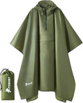 PTEROMY Hooded Rain Poncho for Adult by PTEROMY