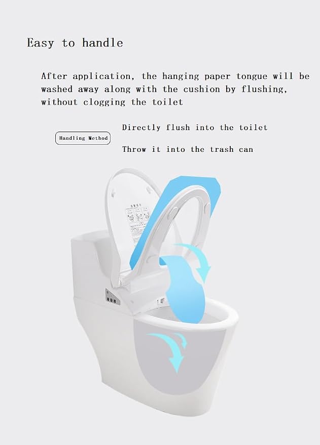 Toilet Seat Cover Paper Flushable ，Thickening, Enlarging- Flushable - Image 4